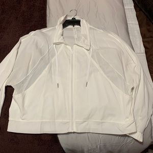 Lululemon White Windbreaker
